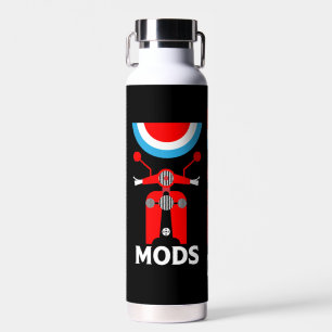 Vintage inspirierte britische Mods und Rockers Trinkflasche