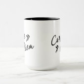 Vintage inspirierte Carpe Diem Tasse (Zentrum)