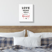 Vintage Inspirierte Dekoration Leinwanddruck (Insitu (Schlafzimmer))