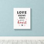 Vintage Inspirierte Dekoration Leinwanddruck (Insitu (Holzboden))