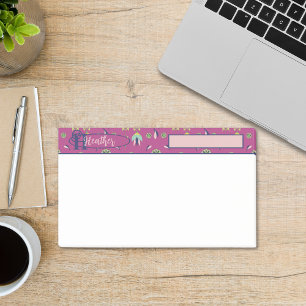 Vintage-inspirierte elegante rosa Blumenmuster Post-it Klebezettel
