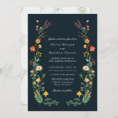 Vintage Inspirierte Gartenhochzeit Einladung (Vorne/Hinten)