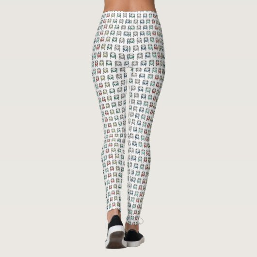 Vintage inspirierte Leggings des coolen (Rückseite)