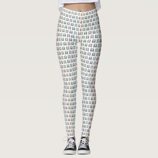 Vintage inspirierte Leggings des coolen (Vorderseite)
