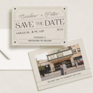 Vintage-inspirierte Matchbox "Save the Date" Save The Date