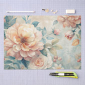 Vintage Inspirierte Pastelpfirsichfarben Seidenpapier (Handwerk)