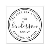 Vintage Inspirierte Typografie Permastempel (Design)