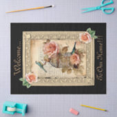 Vintage Inspirierte Vogelkäfigdekoupage Seidenpapier (Basteln)