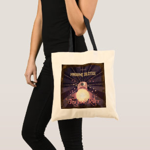 Vintage-inspirierte Wahrsagerin    Tragetasche