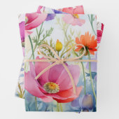 Vintage Inspirierte Wildblumen Geschenkpapier Set (Beispiel)