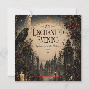Vintage-inspiriertes Halloween für einen geheimnis Save The Date