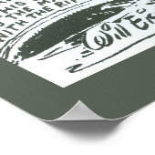 Vintage Instandhaltung von Militärgewehr Poster (Ecke)