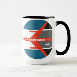 Vintage Interflug Fluglinien-Tasse (neuerer Tasse