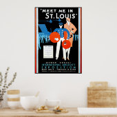 Vintage Internationale Luftfahrt-Ausstellung Poster (Küche)