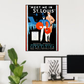 Vintage Internationale Luftfahrt-Ausstellung Poster (Heimbüro)