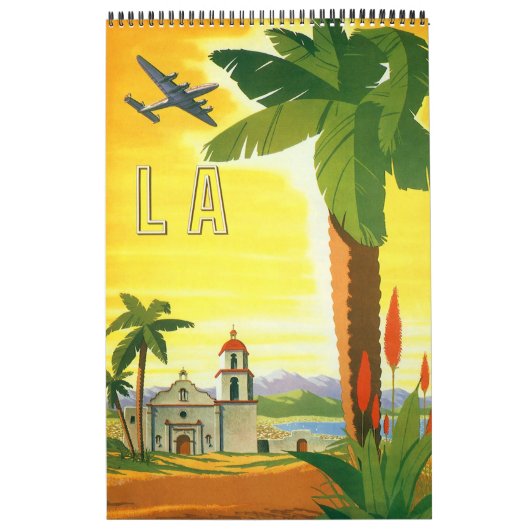 Vintage internationale Reiseplakate Kalender (Titelbild)