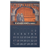 Vintage internationale Reiseplakate Kalender (Jan 2027)