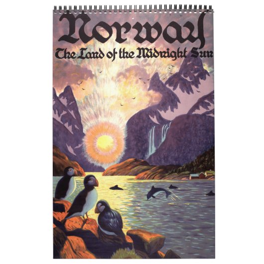 Vintage internationale Reiseplakate Kalender (Titelbild)