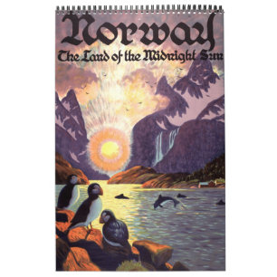 Vintage internationale Reiseplakate Kalender