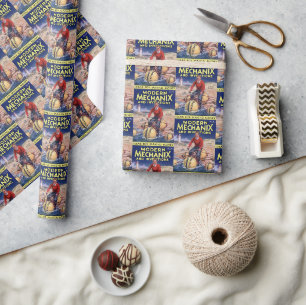 Vintage Inventions Magazincover Geschenkpapier