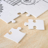 Vintage Ionenarchitektur Puzzle (Seite)