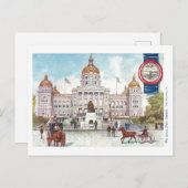 Vintage Iowa-Hauptstadt mit Siegel Postkarte (Vorne/Hinten)
