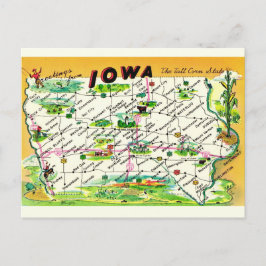 Vintage Iowa Postcard Karte
