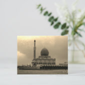 Vintage Irak Bagdad Buniya-Moschee Postkarte (Stehend Vorderseite)