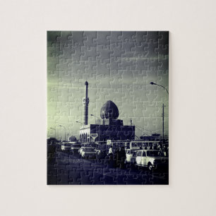 Vintage Irak Bagdad Buniya-Moschee Puzzle