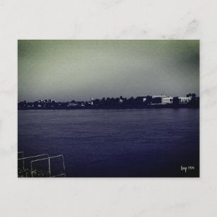 Vintage Irak Bagdad Forat Fluss Postkarte