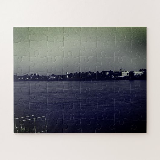 Vintage Irak Bagdad Forat Fluss Puzzle (Horizontal)