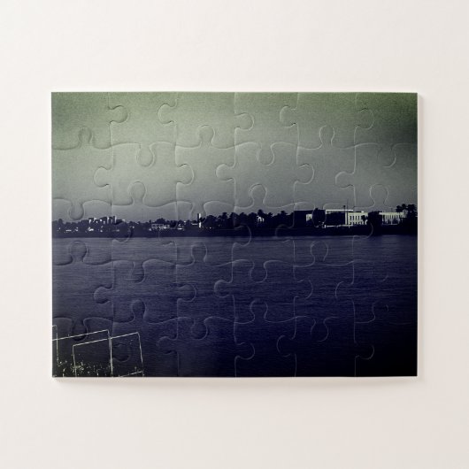 Vintage Irak Bagdad Forat Fluss Puzzle (Horizontal)