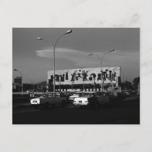 Vintage Irak Bagdad Tahrir-Platz Postkarte