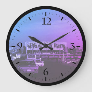 Vintage Irak Bagdad Tahrir-Platz Uhr Groß Clo