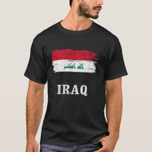 Vintage Irak-Flagge als Geschenk für Iraker T-Shirt