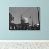 Vintage irakische Tankstelle Bagdad in der Moschee Leinwanddruck (Insitu (Holzboden))
