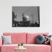 Vintage irakische Tankstelle Bagdad in der Moschee Leinwanddruck (Insitu (Wohnzimmer))