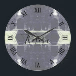 Vintage Iran Isfahan mosque Große Wanduhr<br><div class="desc">Vintage Iran Isfahan mosque</div>