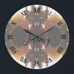 Vintage Iran Isfahan royal mosque Große Wanduhr<br><div class="desc">Vintage Iran Isfahan royal mosque</div>