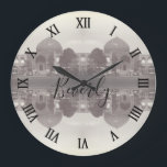 Vintage Iran Isfahan shah mosque Große Wanduhr<br><div class="desc">Vintage Iran Isfahan shah mosque</div>