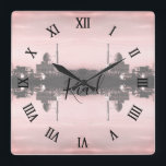 Vintage Iraq Baghdad Buniya Mosque Quadratische Wanduhr<br><div class="desc">Vintage Iraq Baghdad Buniya Mosque</div>