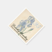 Vintage Ire 95. Geburtstagsparty Paper Napkins Serviette (Ecke)