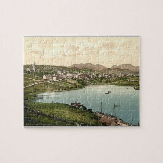 Vintage Ireland c1900, Clifden Galway Puzzle (Horizontal)