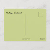 Vintage Ireland Map Postkarte (Rückseite)