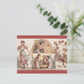 Vintage Ireland  Postkarte (Stehend Vorderseite)