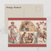 Vintage Ireland  Postkarte (Vorne/Hinten)