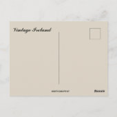 Vintage Ireland  Postkarte (Rückseite)