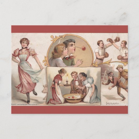 Vintage Ireland  Postkarte (Vorderseite)