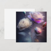 Vintage Iridescent Glow-Blume (Vorne/Hinten)