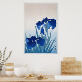 Vintage Iris-Blume Poster (Küche)